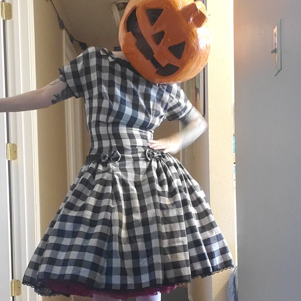 Vintage Gingham gown - Picture 9 of 12